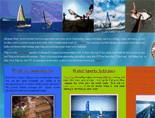 Tablet Screenshot of albanianwatersports.com